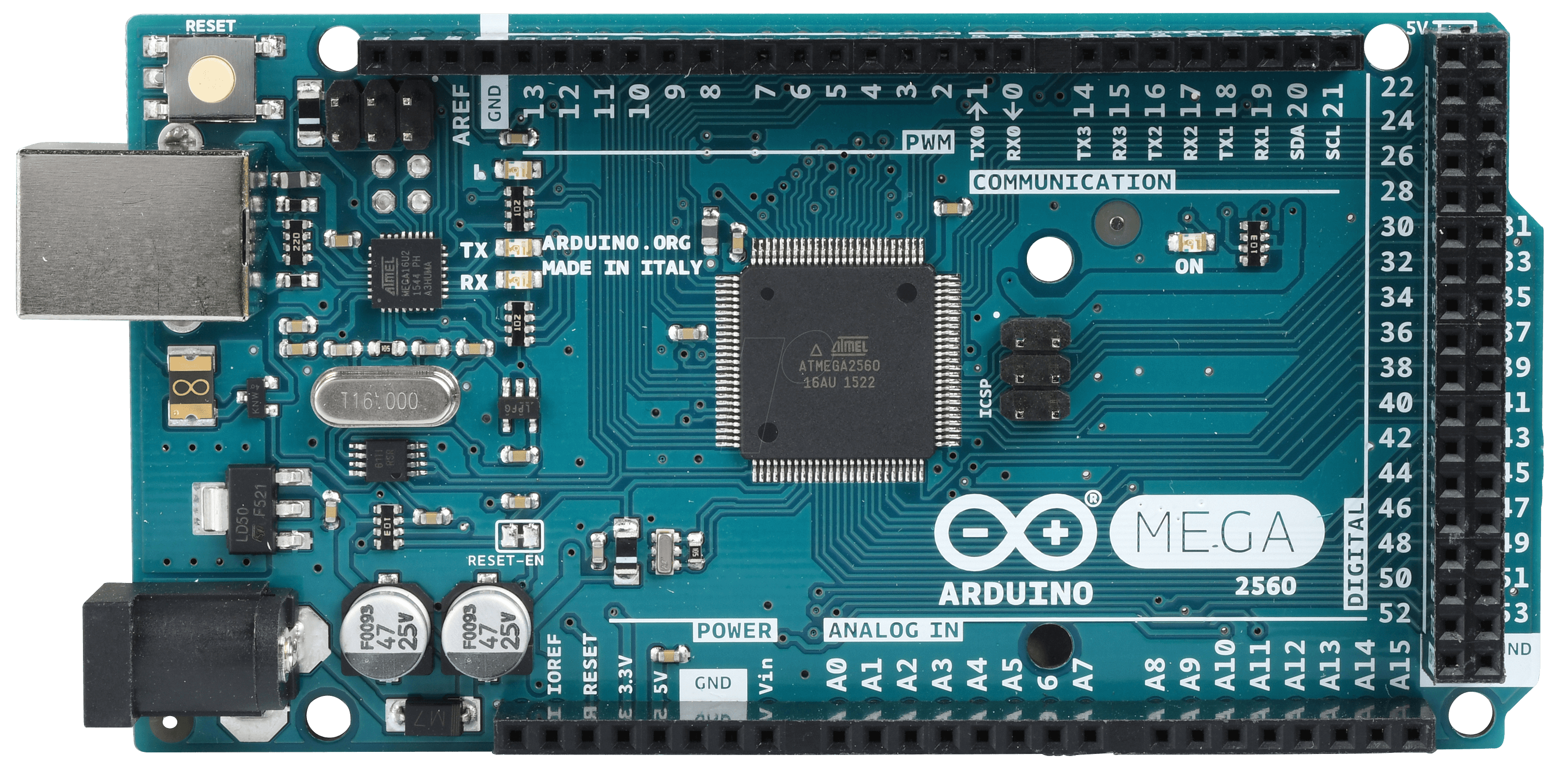  Arduino Mega 2560 REV3 [A000067] : Electronics